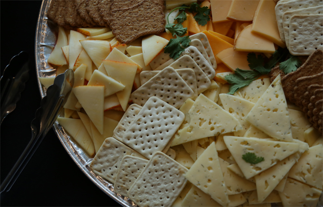 Artisan Cheese and Crackers